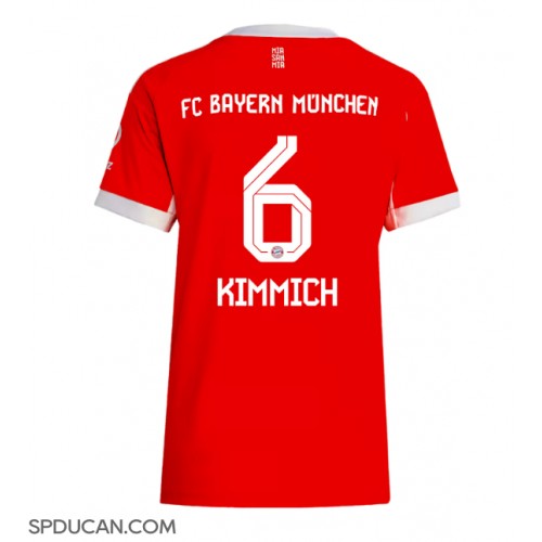 Zenski Nogometni Dres Bayern Munich Joshua Kimmich #6 Domaci 2025-26 Kratak Rukav